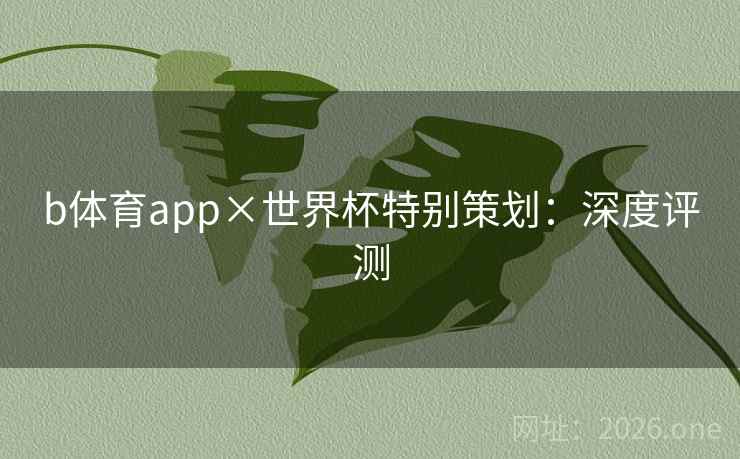 b体育app×世界杯特别策划:深度评测