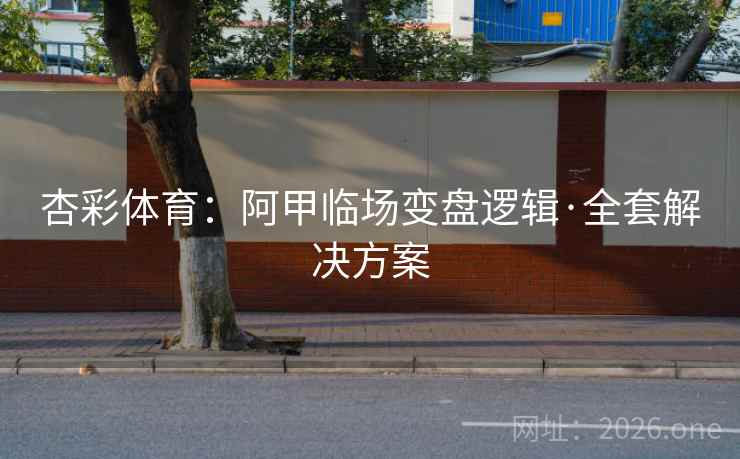 杏彩体育:阿甲临场变盘逻辑·全套解决方案